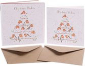 Wrendale - Set de Cartes de vœux de vœux - Rockin' Robins