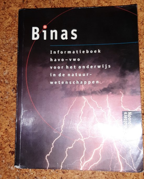 Boek cover Informatieboek Havo/vwo Binas van G. Verkerk