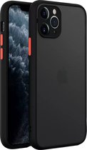 Smoke Transparant iPhone X Hoesje - Shockproof Hoesje iPhone X - Hoesje Apple iPhone X(s) - Telefoonhoesje iPhone X - Zwart - Shockproof - TPU & Siliconen hoesje - Luxe iPhone Cover