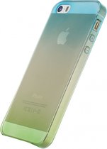 Apple iPhone 5S Hoesje - Xccess - Thin Serie - TPU Backcover - Turquoise - Hoesje Geschikt Voor Apple iPhone 5S