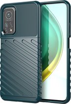 Mobigear Groove TPU Backcover Hoesje - Geschikt voor Xiaomi Mi 10T Lite - Groen
