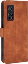 Mobigear Retro Bookcase Hoesje - Geschikt voor Xiaomi Mi 10T - Gsm case - Cognac