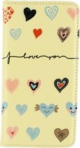 Apple iPhone 6/6s Plus Hoesje - Mobilize - Magnet Serie - Kunstlederen Bookcase - I Love You - Hoesje Geschikt Voor Apple iPhone 6/6s Plus