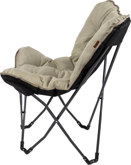 Bo-Camp - Urban Outdoor - Vlinderstoel - Redbridge - M - Oxford polyester - Beige van Bo-Camp — afbeelding 3