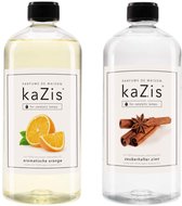 KAZIS® 2 x 1000 ml Orange Cannelle - Orange en Magisch Kaneel