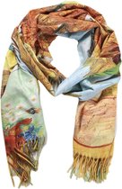 Warme Sjaal met Schilderij - 180x70 cm - Model 10