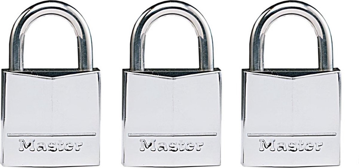 MASTERLOCK 3 X 30MM - 17MM STAINLESS STEEL SHACKLE, 5MM DIAM.