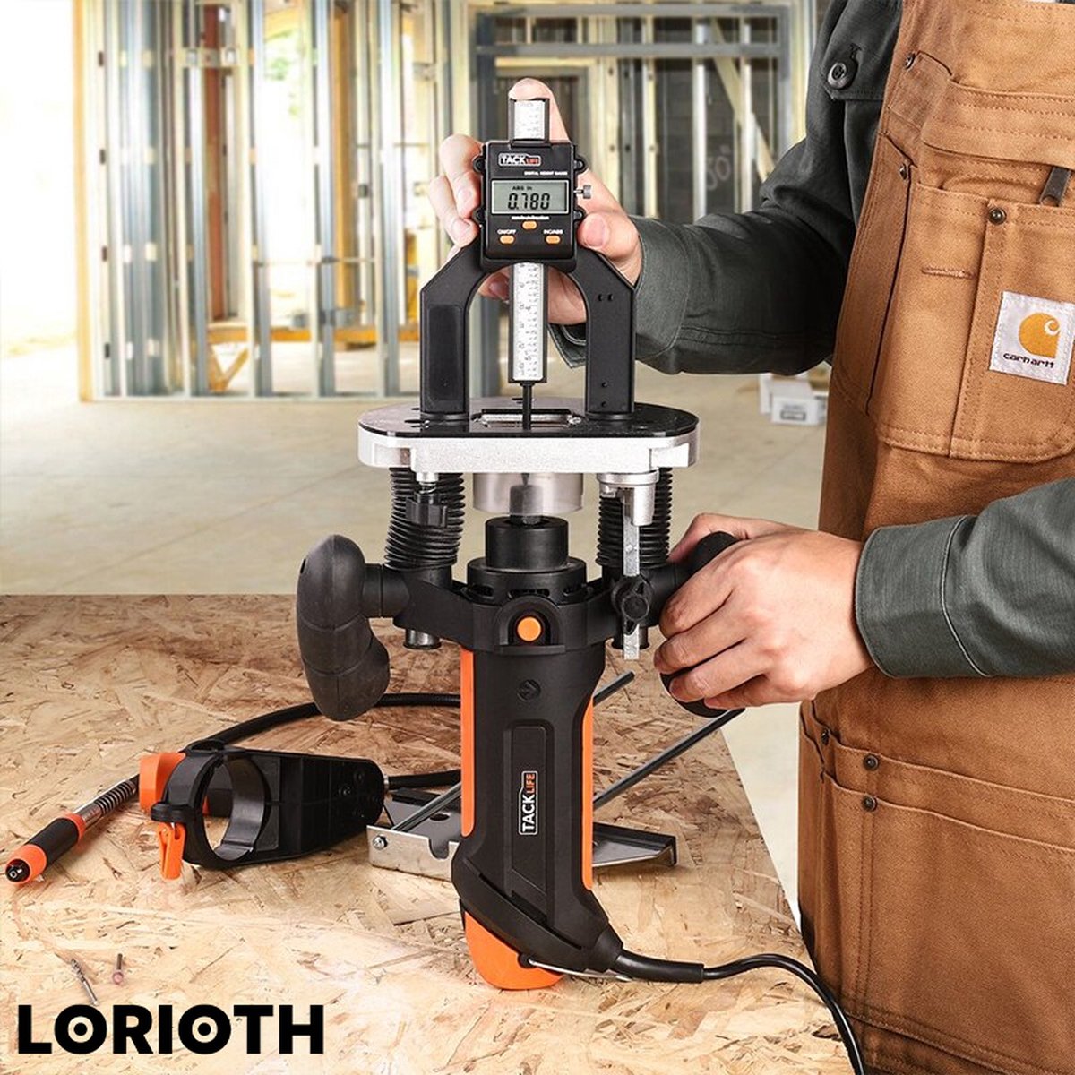 Digitale Dieptemeter 0-85 Mm – Nauwkeurige Schuifmaat Met LCD Display Voor Houtbewerking En Frezen