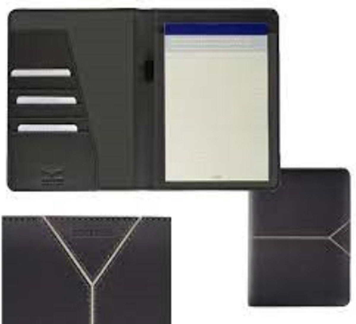 Maverick YPSILON - Stationery geschenk A5 schrijfmap Zwart