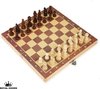 Afbeelding van het spelletje ROYAL GOODS Internationaal schaakbord - Schaken - Schaakspel - Schaakset - Houten schaakbord met schaakstukken - Chess board - Chess - Chess set