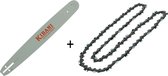 Kibani ketting + zaagblad 50 cm / 20 inch - Losse ketting voor de kettingzaag - Losse zaagblad voor de kettingzaag - set