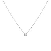 Collier Diamant 0.03ct H Si 41 - 43 - 45 Cm