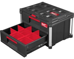 Milwaukee PACKOUT™ Gereedschapskoffer met twee lades - 4932472129
