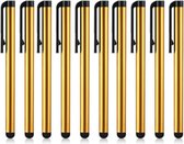 AFECTO® set van 10 stuks stylus pen |  goud | voor Tablet, Smartphone en pc