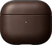 Nomad Lederen Case - geschikt voor Airpods Case 3e generatie - Rustic Brown