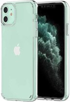 iPhone 11 Hoesje - Shock Proof - Siliconen Hoesje - Case Cover - Transparant - TPU