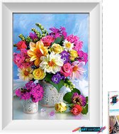 Artstudioclub®  Diamond painting volwassenen 30x40 cm Bloem