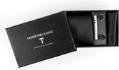 Stropdas set | stropdas | manchetknopen | zwart | cadeauset