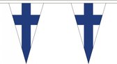 Luxe blauw met witte Finland vlaggenlijn 5 meter - landen accessoire - WK/EK