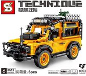 SY 8551 - Land Rover Camel Trophy - 1053 onderdelen - Lego Technic Compatibel - Bouwdoos