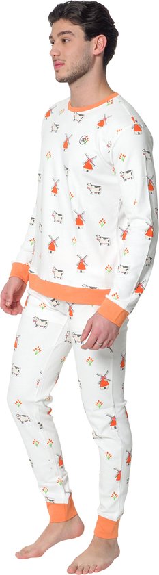zwaan praktijk Corroderen Happy Pyjama's Heren Pyjama maat: 'M' (S-XXL) - Super leuke heren pyjama  van katoen in... | bol.com