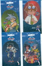 Set van 4 beyblade applicaties strijkbaar