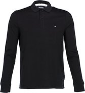 Calvin Klein Lange Mouw Polo Liquid Touch Zwart (K10K105691 - BEH)