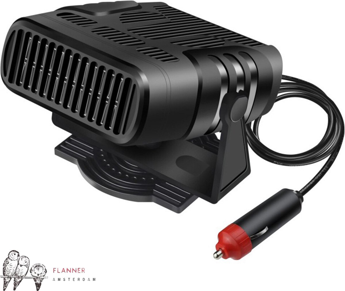 300W Auto Kachel C-FUNN 12V 24V 300W Auto LKW Heizung Wärmer Doppel-Loch-Heizung Lüfter Dubbele Verwarming Ventilator
