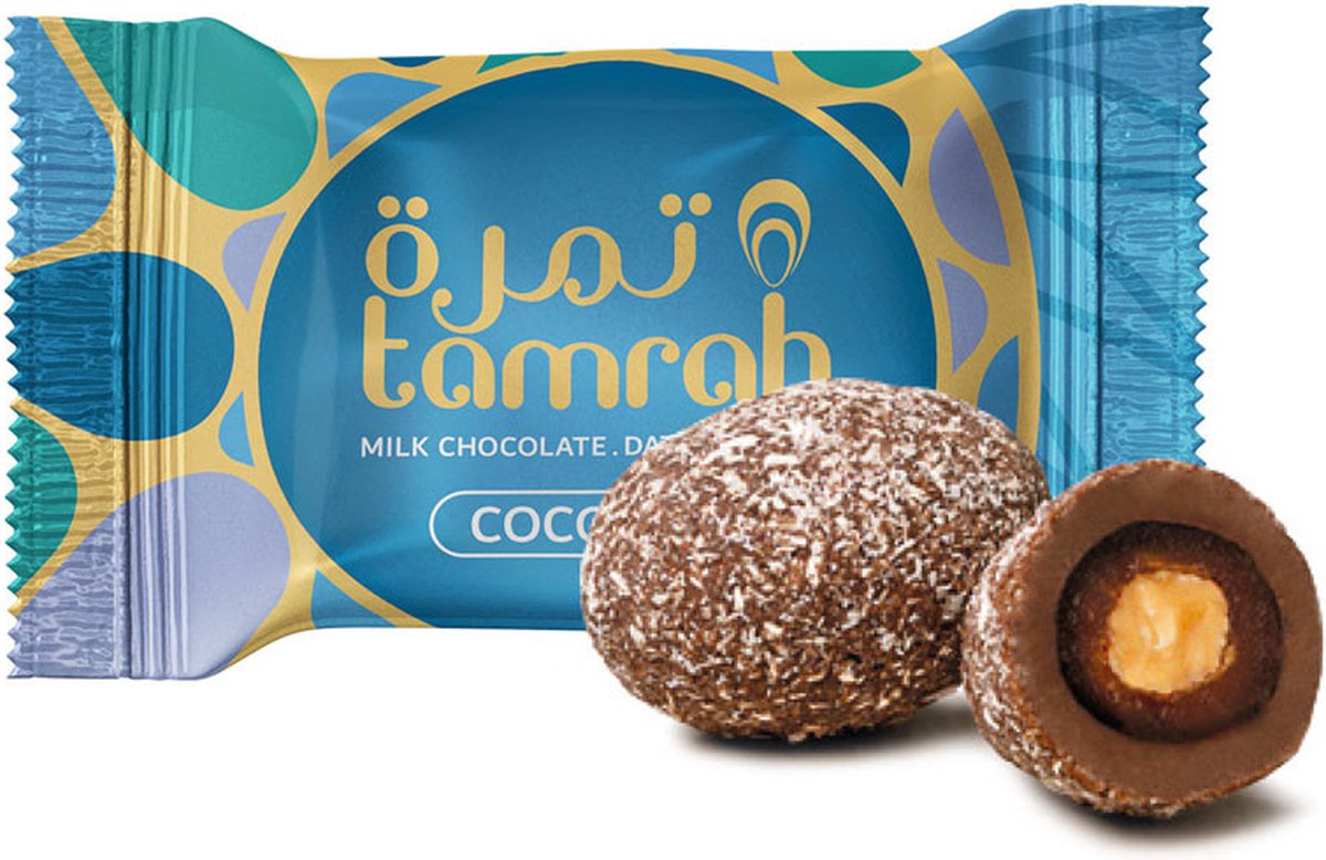Tamrah Coconut Chocolate Dates 80g