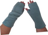 Feligi Vingerloze Handschoenen  - Maat L - Antipilling Fleece- Grijs