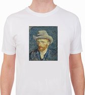 Zelfportret met grijze vilthoed van Vincent van Gogh T-Shirt