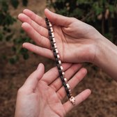 Holzkern Armband Duet (Leadwood / Rosé)