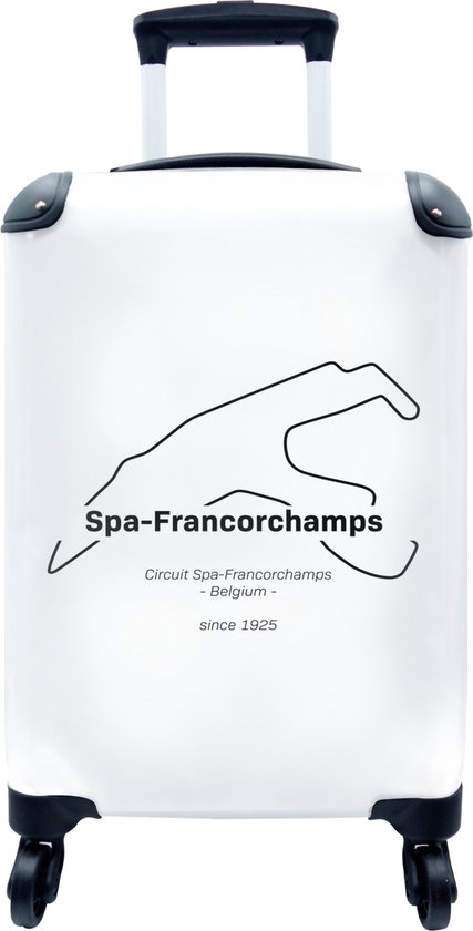 MuchoWow® Koffer - Formule 1 - Spa Francorchamps - Circuit - Past binnen  55x40x20 cm... | bol.com