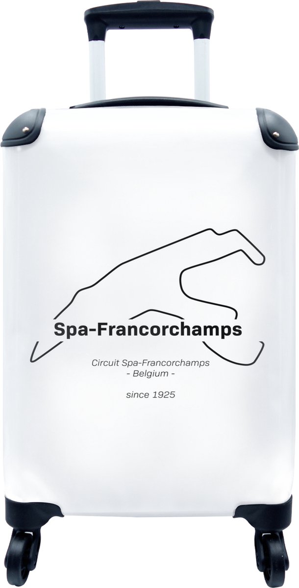 Valise - Formule 1 - Spa Francorchamps - Circuit - 35x55x20 cm - Bagage à  main -... | bol.