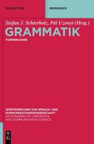 Wörterbücher Zur Sprach- Und Kommunikationswissenschaft- Formenlehre