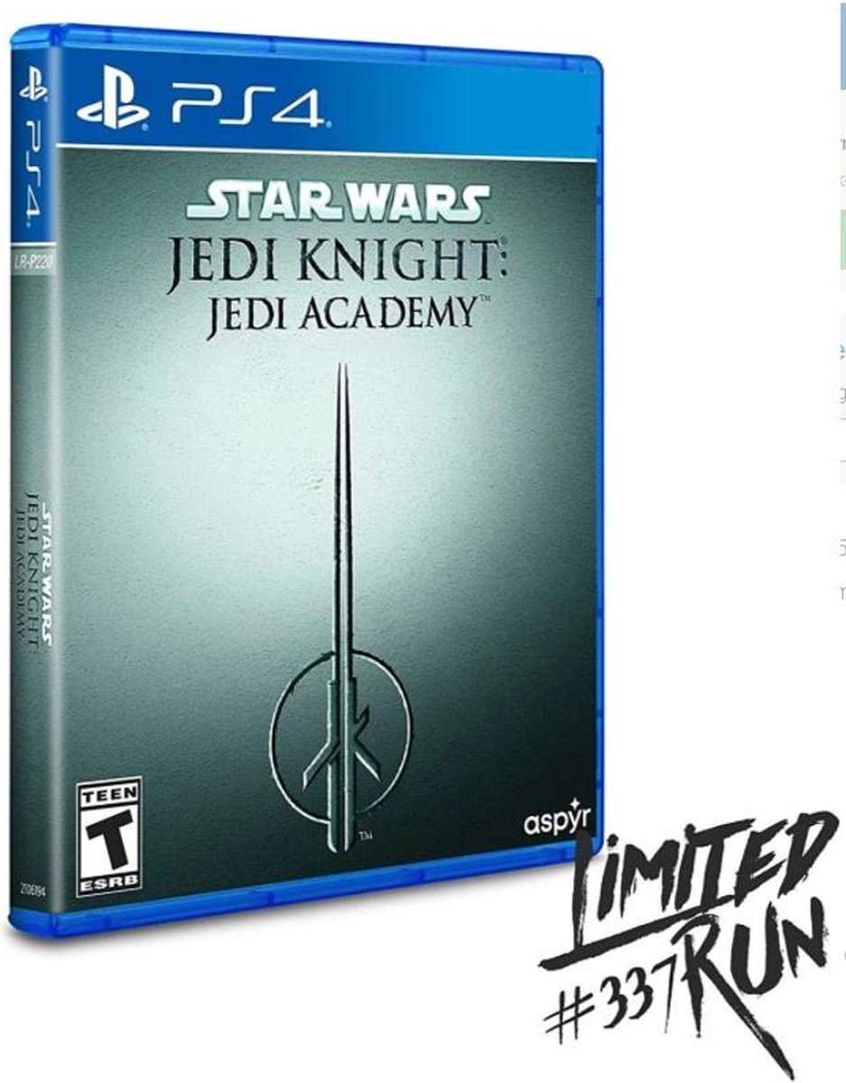 Star Wars Jedi Knight: Jedi Academy (Limited Run Games)/playstation 4