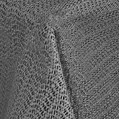 JEMIDI Tuin tafelkleed weerbestendig Foam tafelkleed tuin gemakkelijk onderhoud wasbaar en weerbestendig - Antraciet - Vorm Rond - Maat 160x160