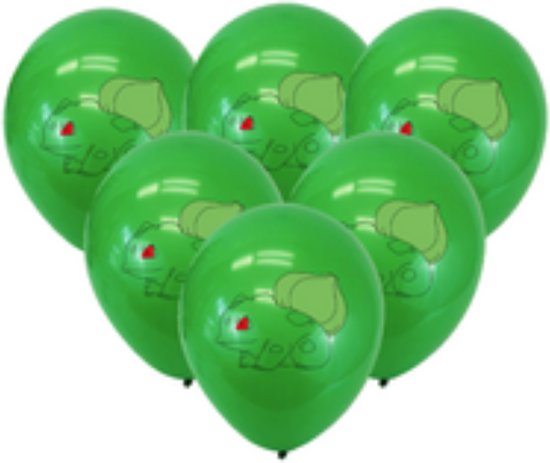 POKEMON Bulbasaur Ballonnen - Set van 6