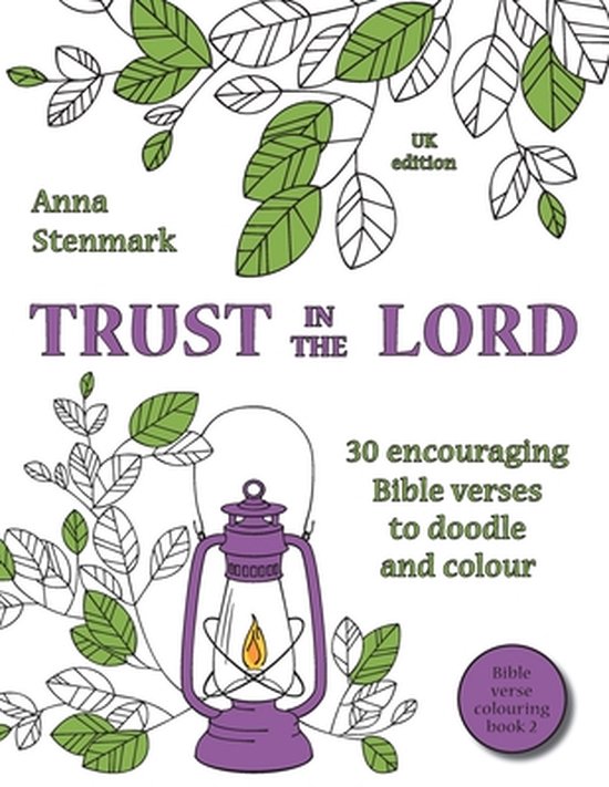 Bible Verse Colouring Book- Trust in the Lord