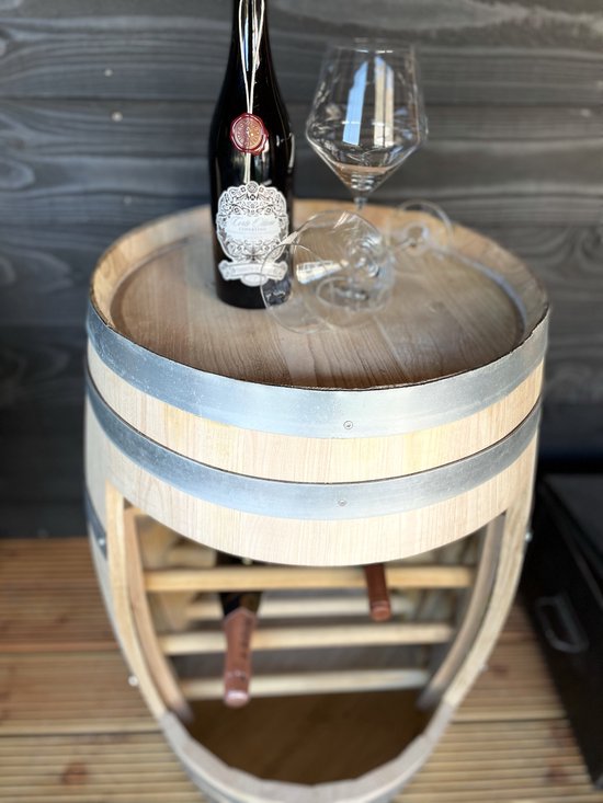 Wijnrek 150L kastanje houten wijnvat - Wijnvat - Wijnmeubel - Wijnton -  Wijnopslag -... | bol.com