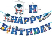 Astronauten - kinderfeestje - happy birthday - Verjaardag pakket - partijtje - Slingers - Versiering - 5 meter