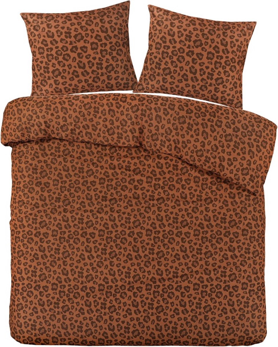 Day Dream Sara - Dekbedovertrek - Tweepersoons - 200x200/220 cm + 2 kussenslopen 60x70 cm - Bruin