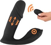 Panty Vibrator met Schuddende Schacht en Clitoris Stimulator - Oplaadbaar - 7 Schudfuncties - 7 Vibratiemodus