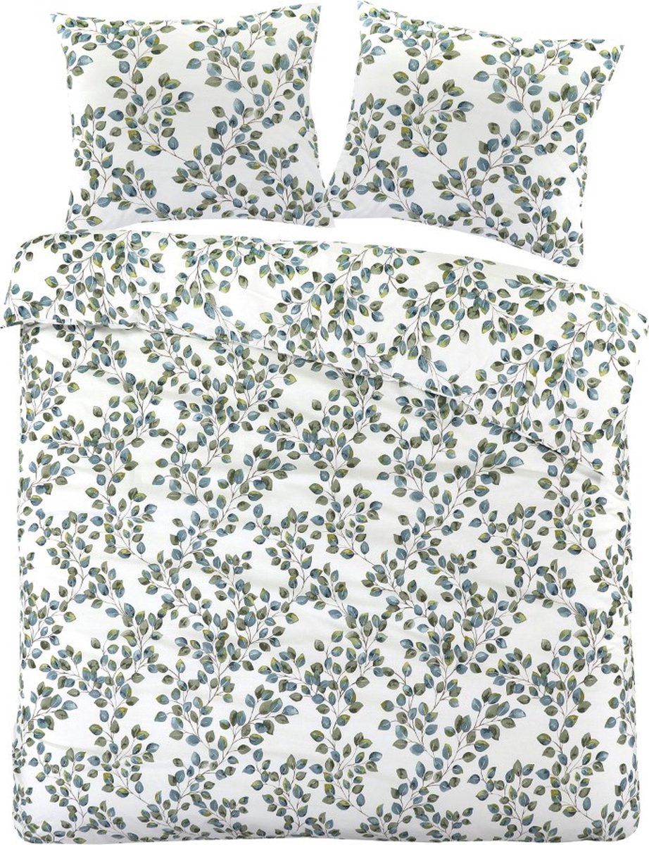Day Dream Mees - Dekbedovertrek - Tweepersoons - 200x200/220 cm + 2 kussenslopen 60x70 cm - Groen