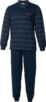 Heren pyjama Gentlemen Double jersey uni streep V-hals 4XL