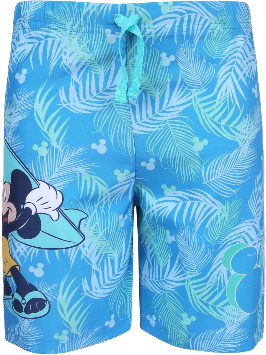 Blauwe Mickey-short voor jongens / 6 jaar 116 cm