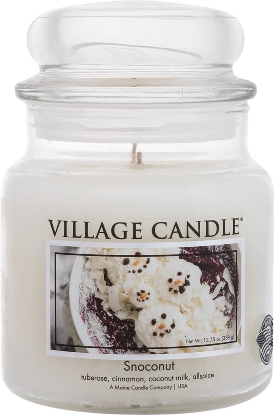 Village Candle Medium Jar Snoconut
