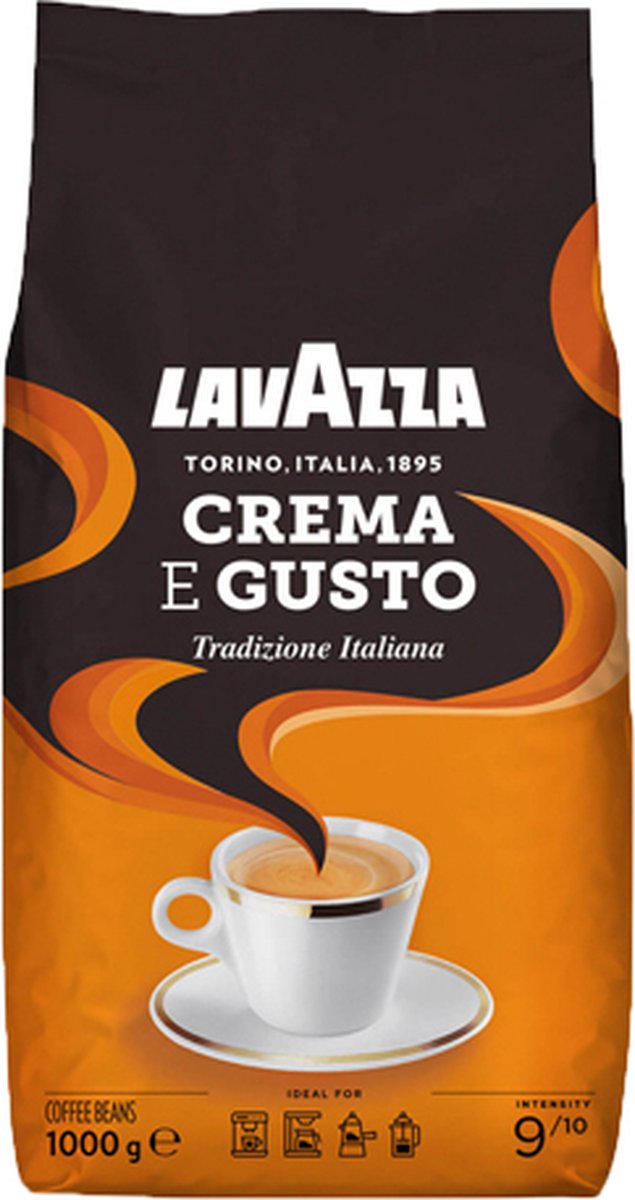 Lavazza - Crema e Gusto Tradizione Italiana Bonen - 6x 1 kg