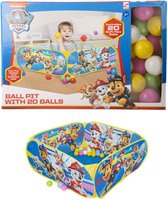 Paw Patrol ballenbak - 20 soft ballen - 39 x 32 x 50 cm