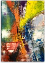 Trend24 - Canvas Schilderij - Feria Of Colors - Schilderijen - Abstract - 80x120x2 cm - Meerkleurig